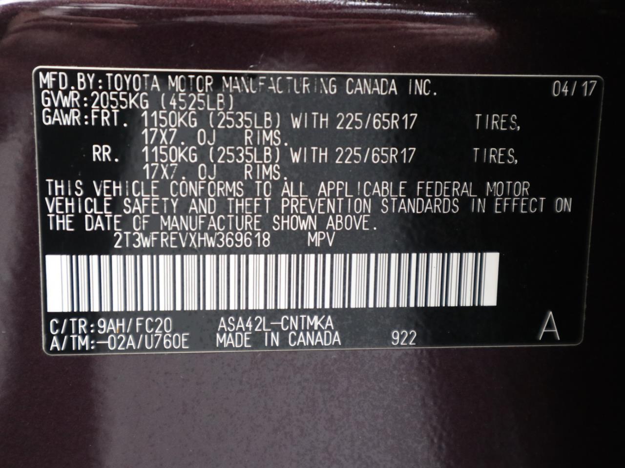 Florida Fine Cars - Used TOYOTA RAV4 2017 WEST PALM XLE