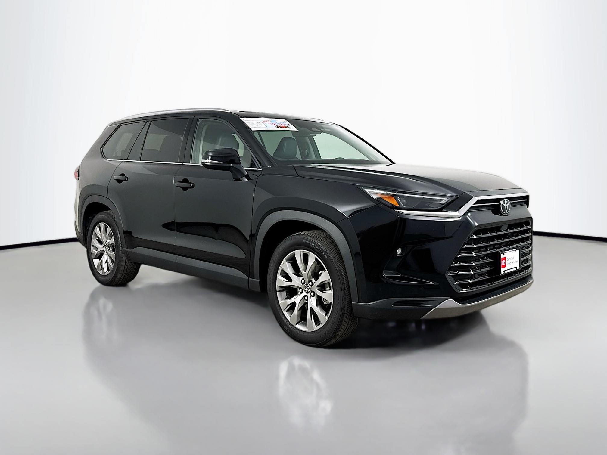 CPO Midnight Black Metallic 2025 Toyota Grand Highlander Limited