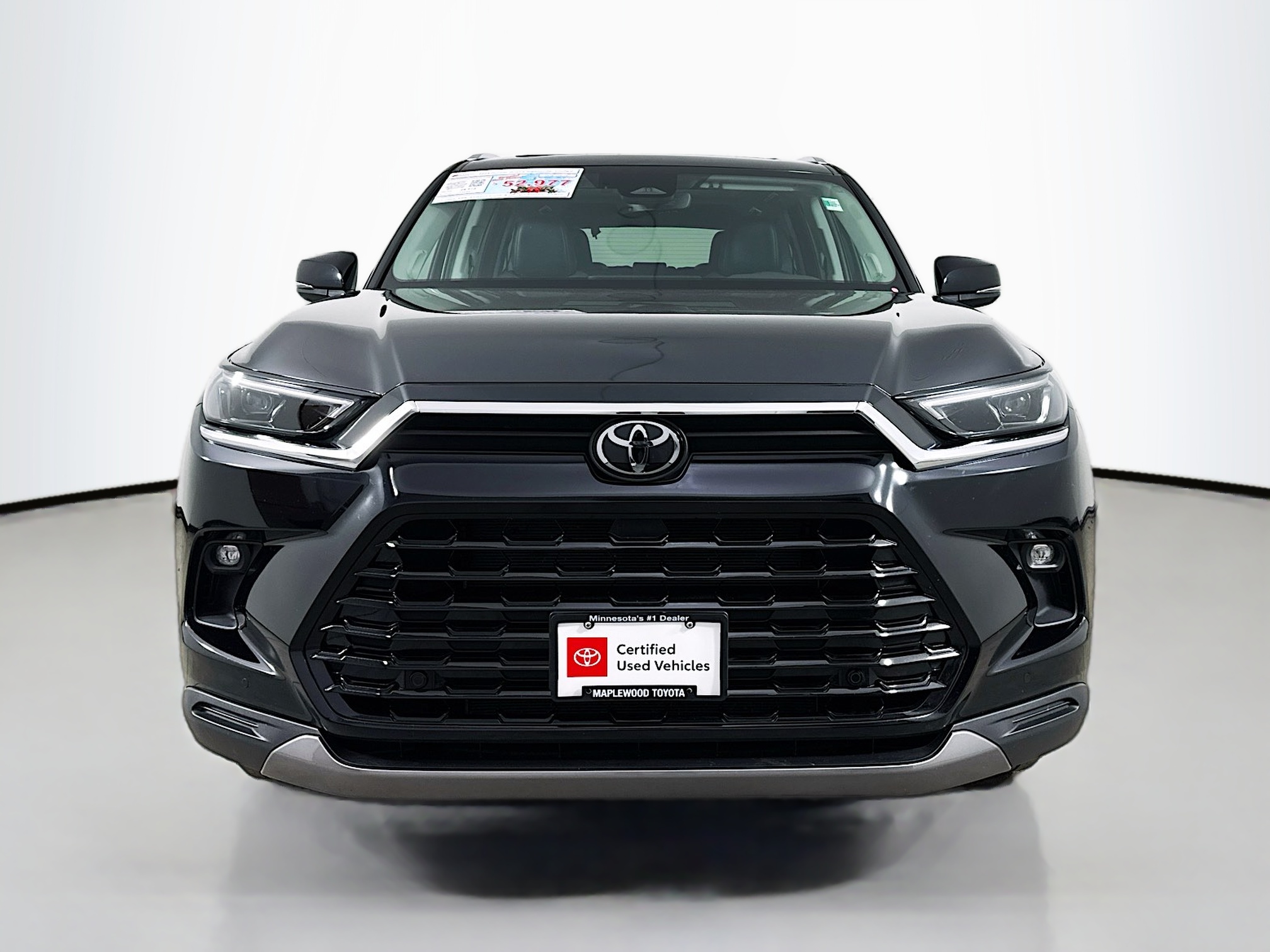 CPO Midnight Black Metallic 2025 Toyota Grand Highlander Limited