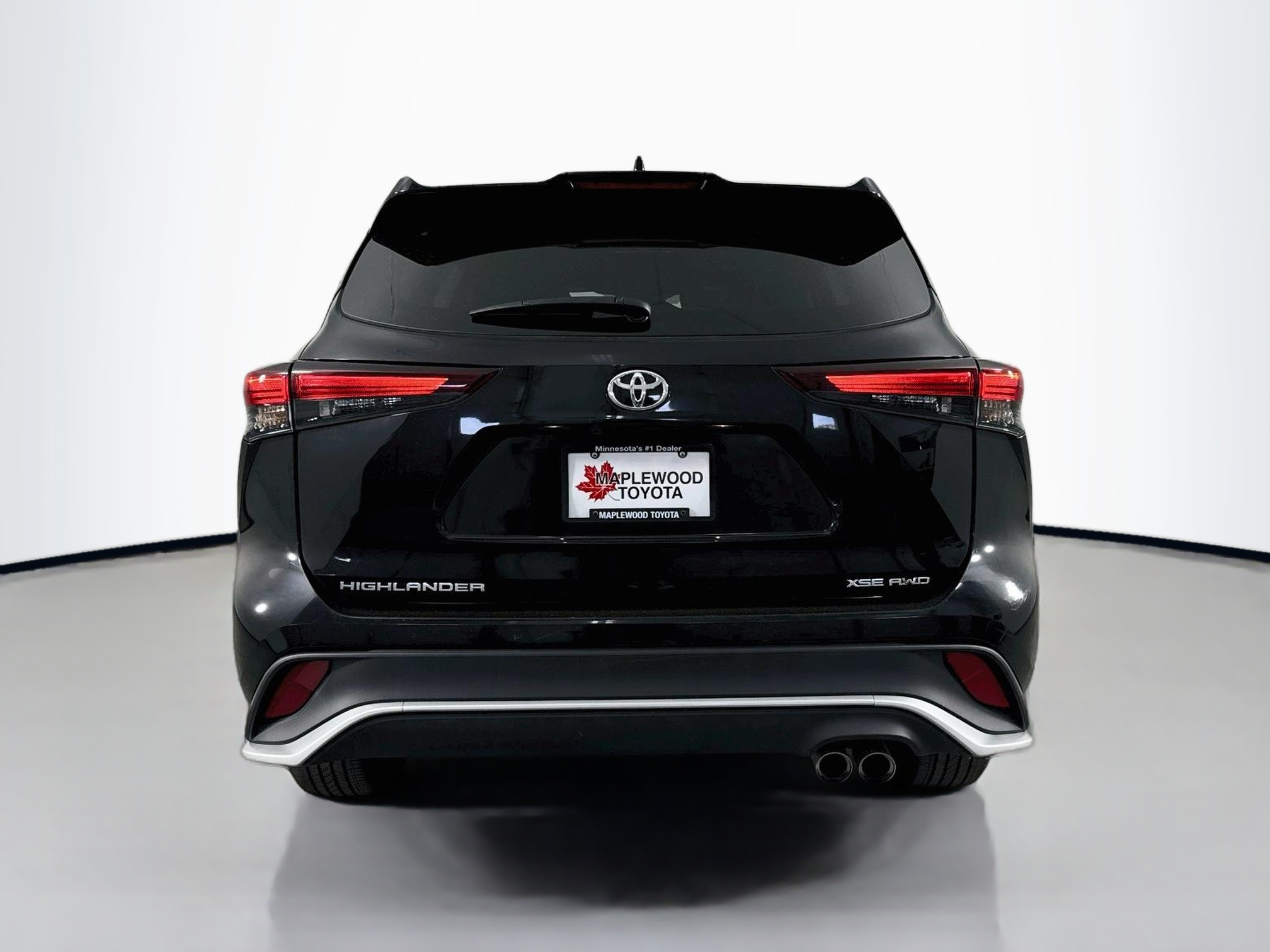CPO Midnight Black Metallic 2025 Toyota Highlander XSE for Sale in