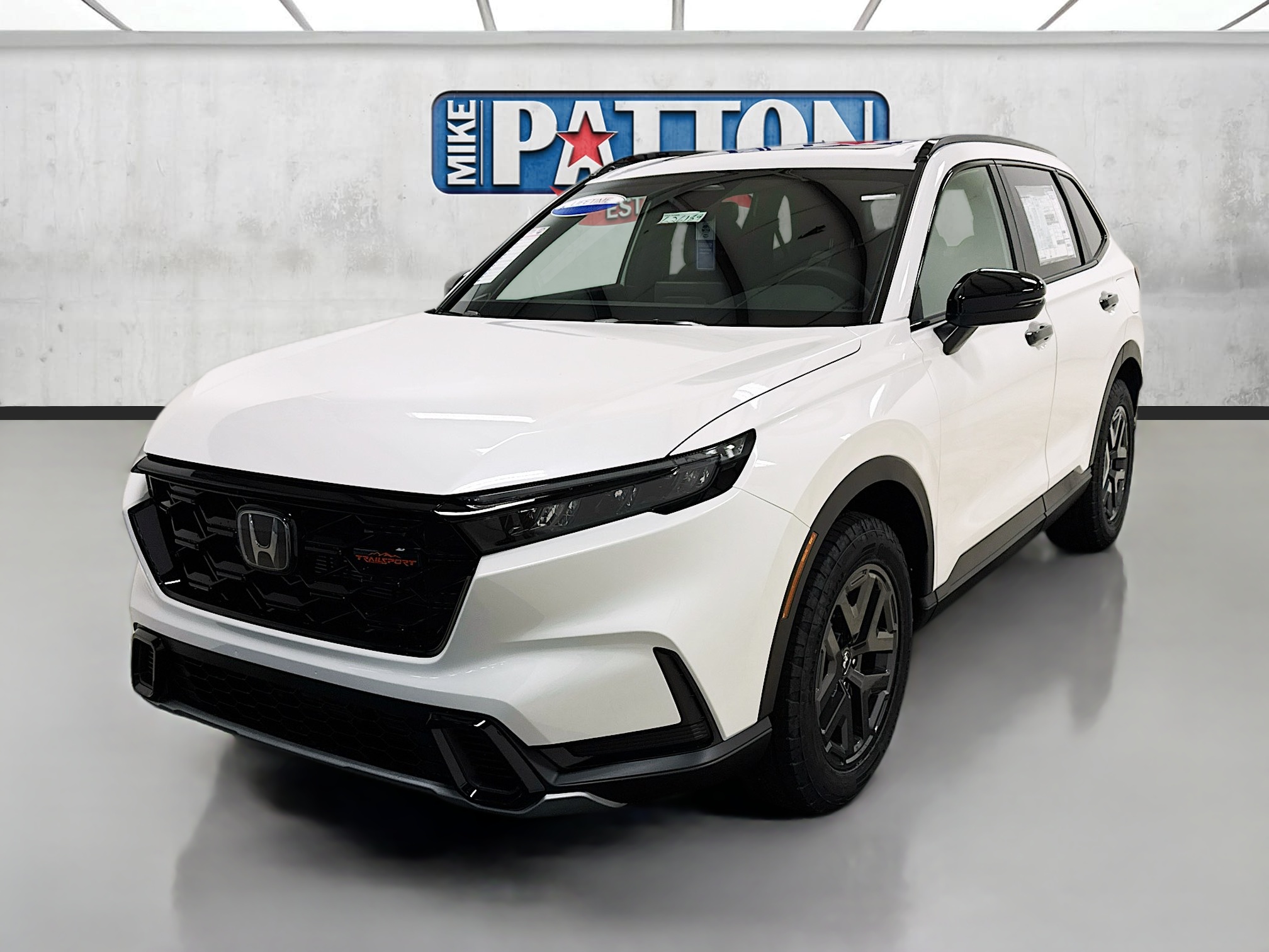 New Platinum White Pearl 2026 Honda CR-V Hybrid TrailSport for