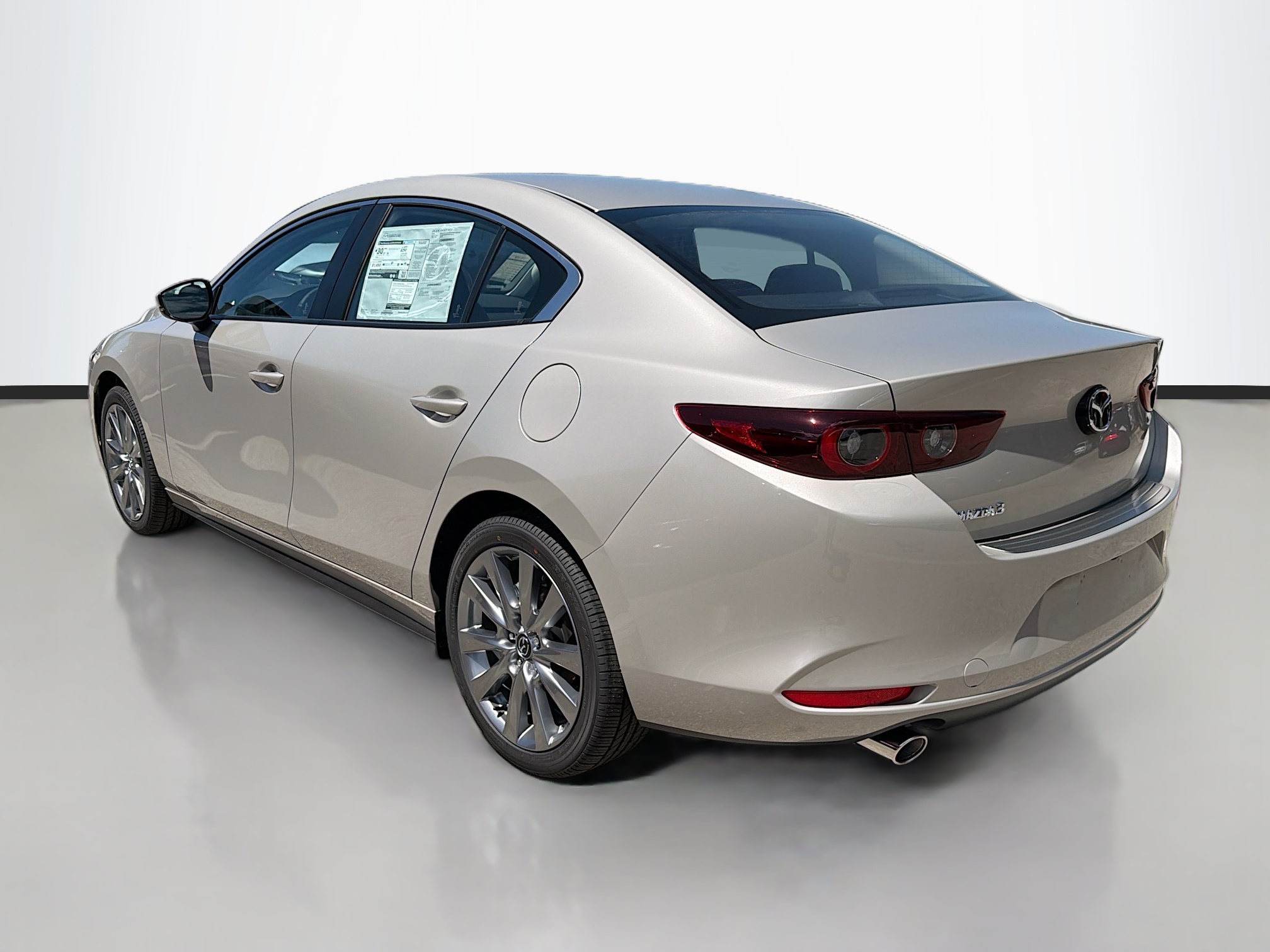 New Platinum Quartz Metallic 2026 Mazda MAZDA3 2.5 S Preferred for