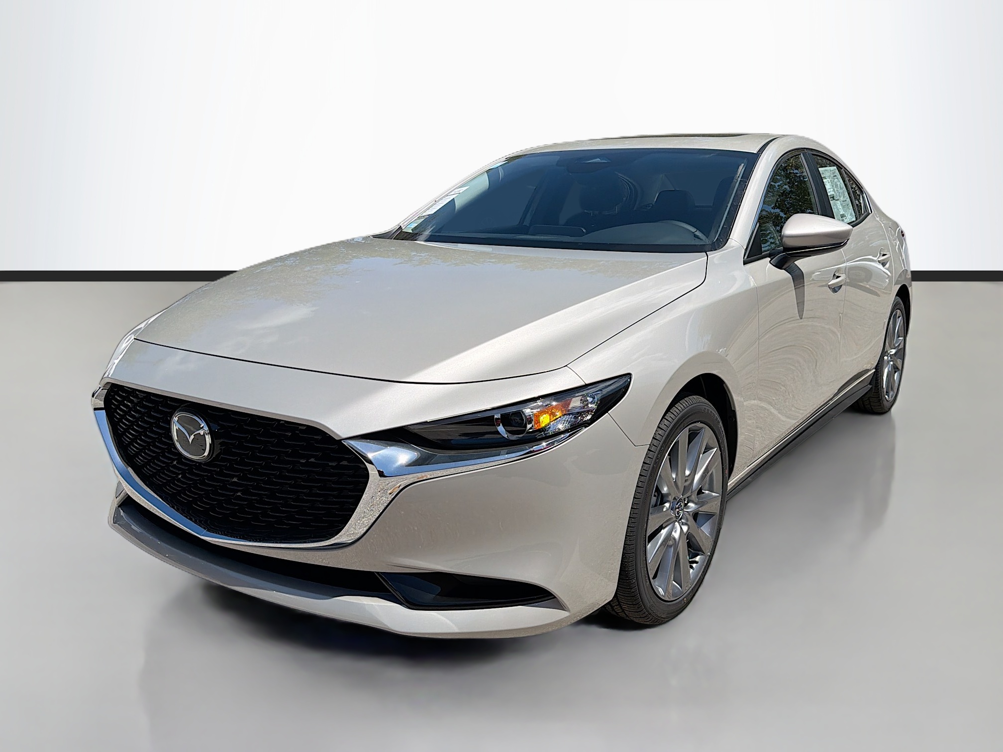 New Platinum Quartz Metallic 2026 Mazda MAZDA3 2.5 S Preferred for
