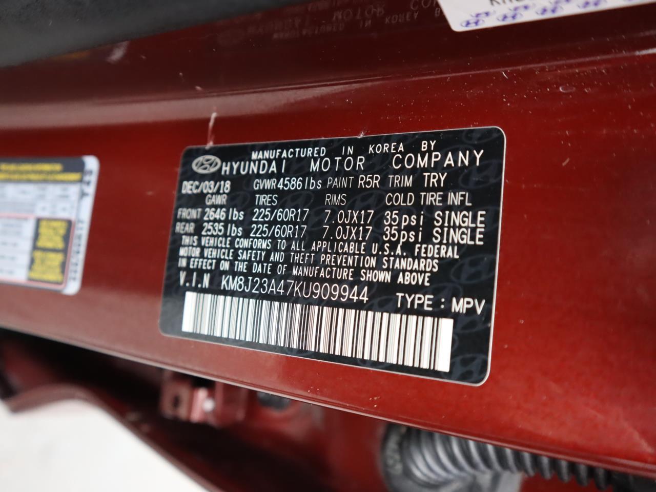 Florida Fine Cars - Used HYUNDAI TUCSON 2019 HOLLYWOOD SE