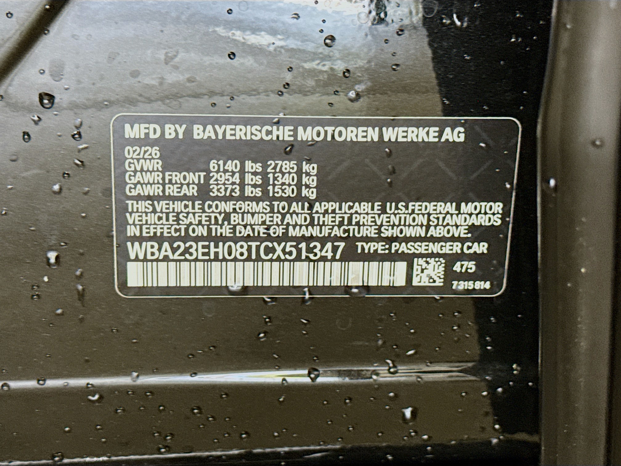 New 2026 BMW 7 Series 740i 4D Sedan in Alpharetta #64835