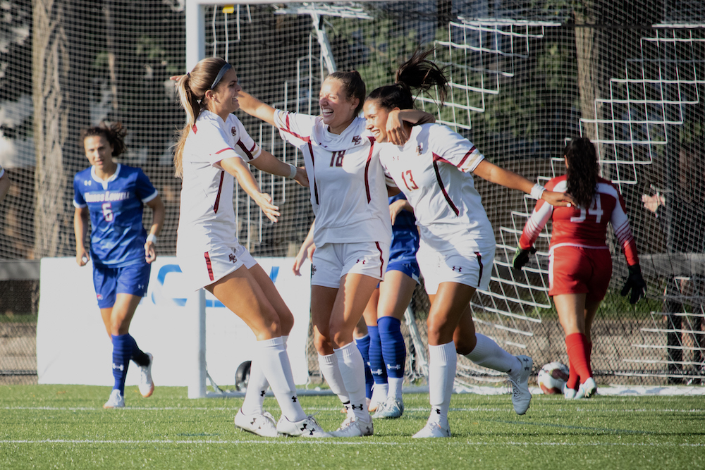 Vaughn, Boston College Women's Soccer Beats Lowell The Heights