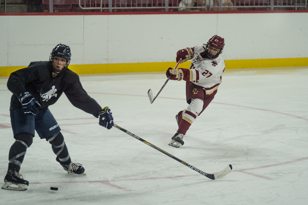 Boston College Women's Hockey Beats PWHPA The Heights