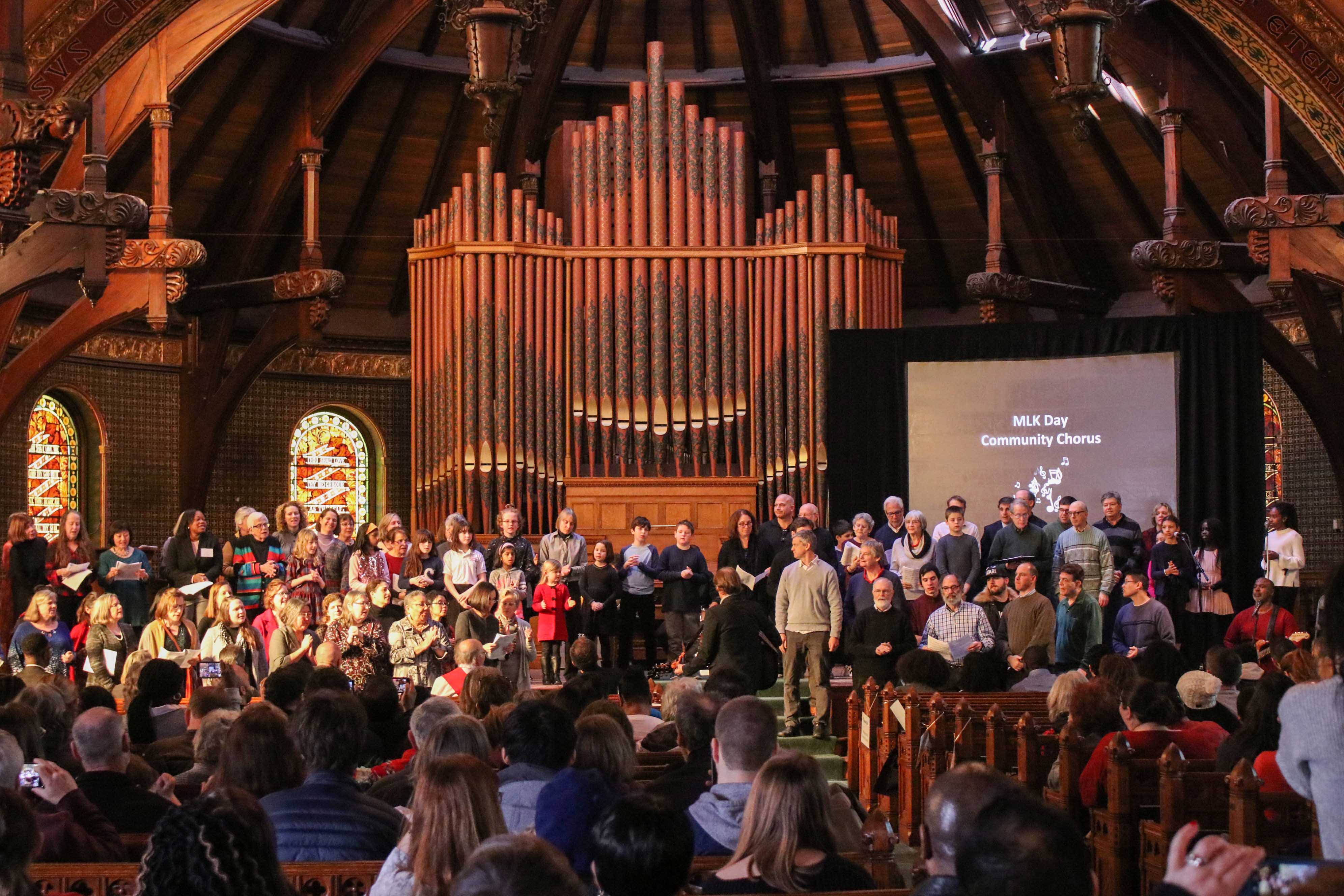 The First Baptist Church in Newton Celebrates Martin Luther King, Jr