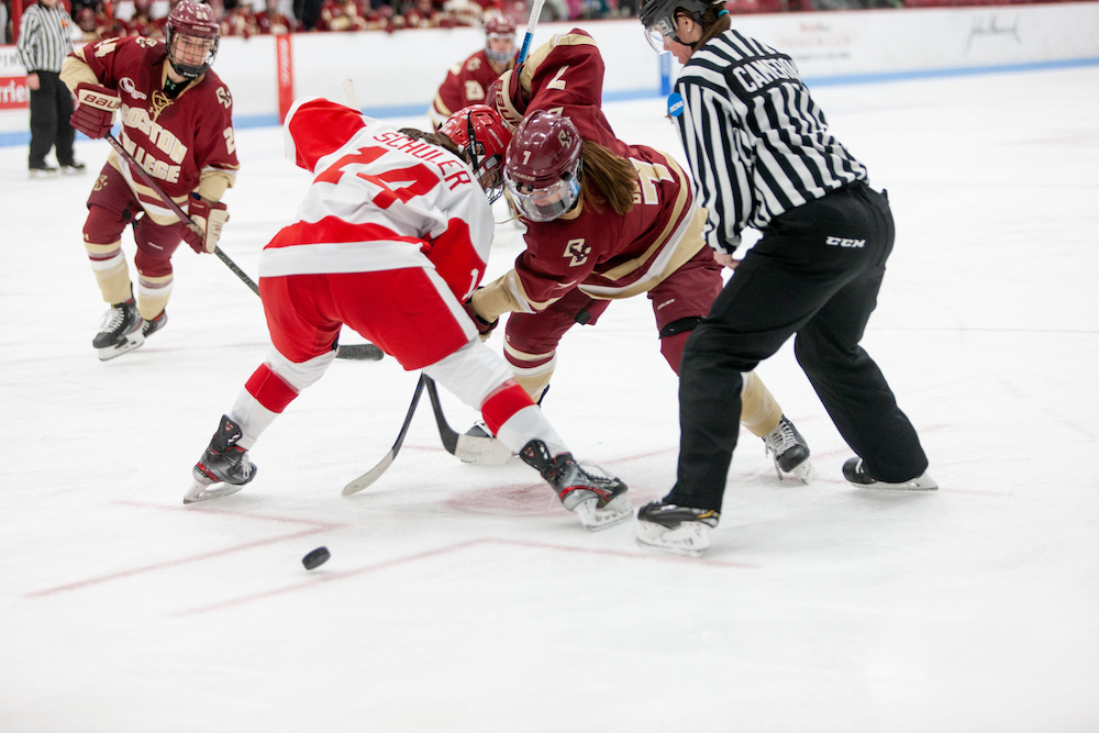 Eagles Struggled to Score, Shutout by BU in Beanpot — The Heights
