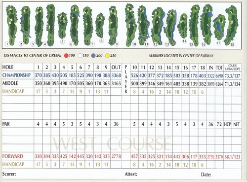 Bear Creek Golf Club - West Course