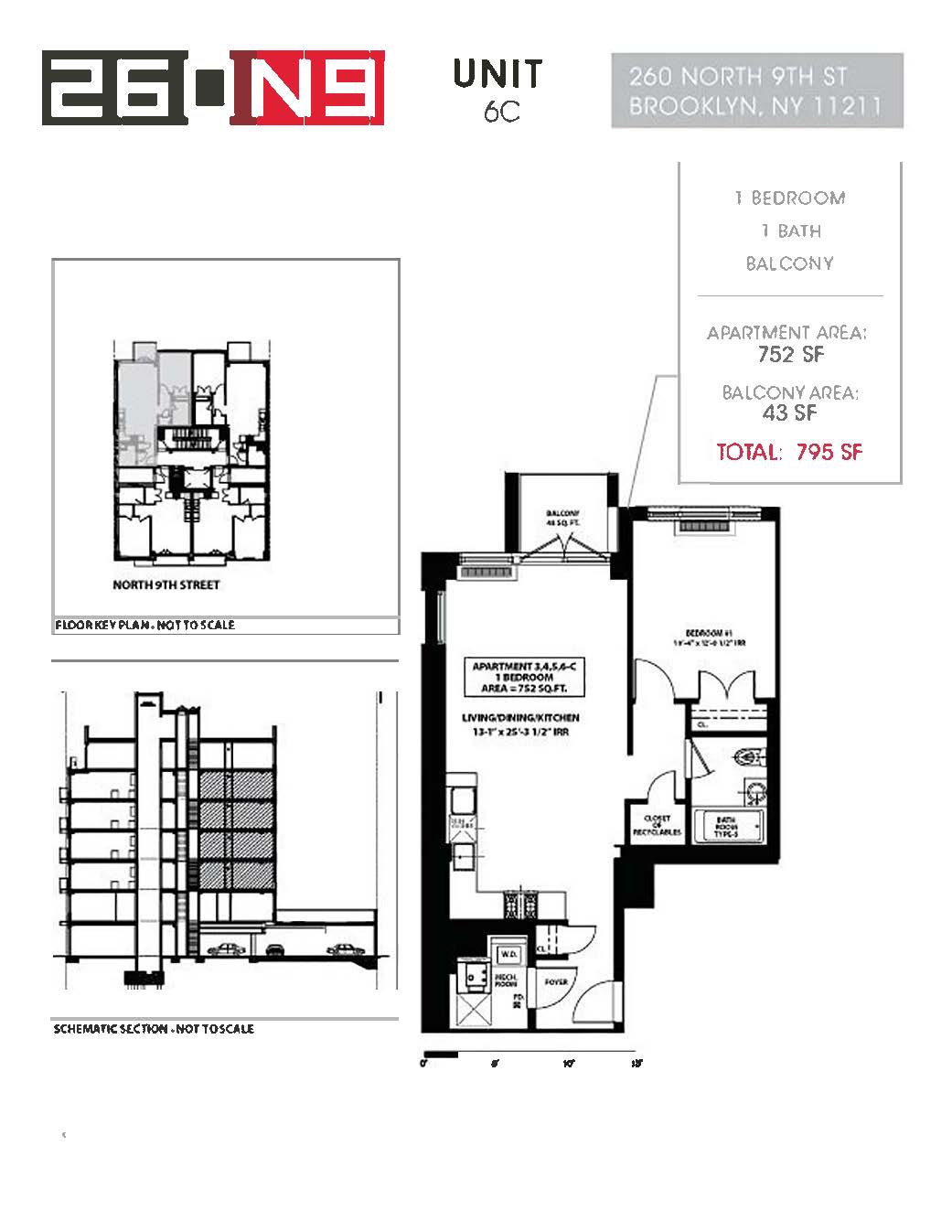 260 North 9th Street 6C Williamsburg Brooklyn NY 11211