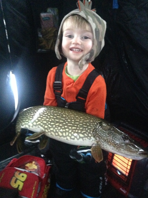 A photo of Adam Evanoff's catch