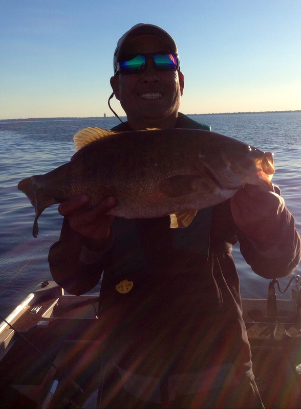 A photo of Matt Tau's catch