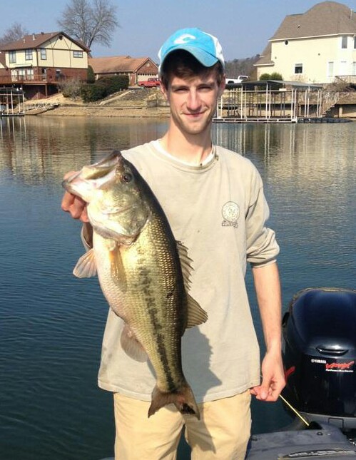 A photo of Curtis Priest's catch