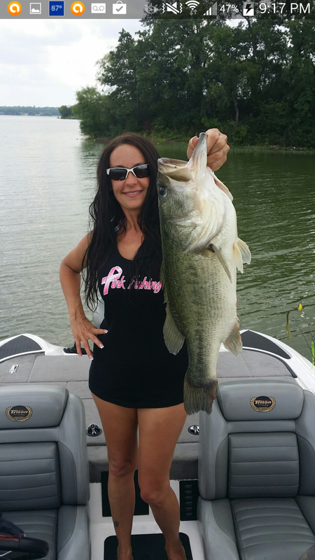 A photo of Mona Love's catch