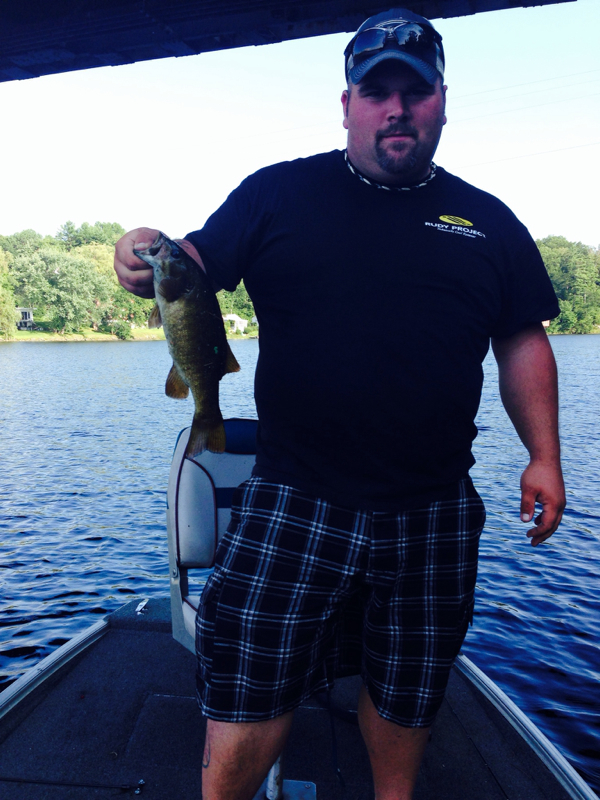 A photo of Brandon Dyke's catch