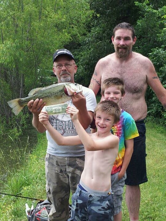 A photo of Chuck Baringer's catch