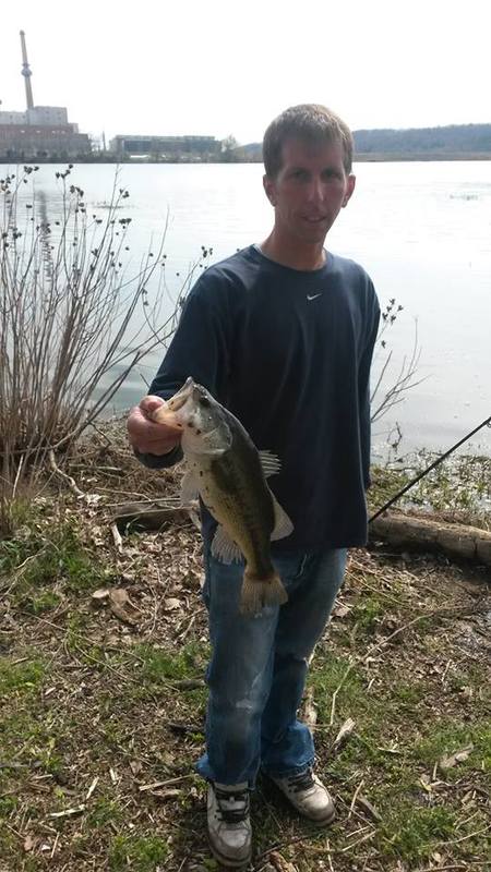 A photo of Kyle Moore's catch
