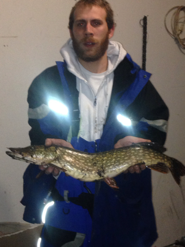Caught a Northern Pike on Kegonsa and Waubesa lakes using