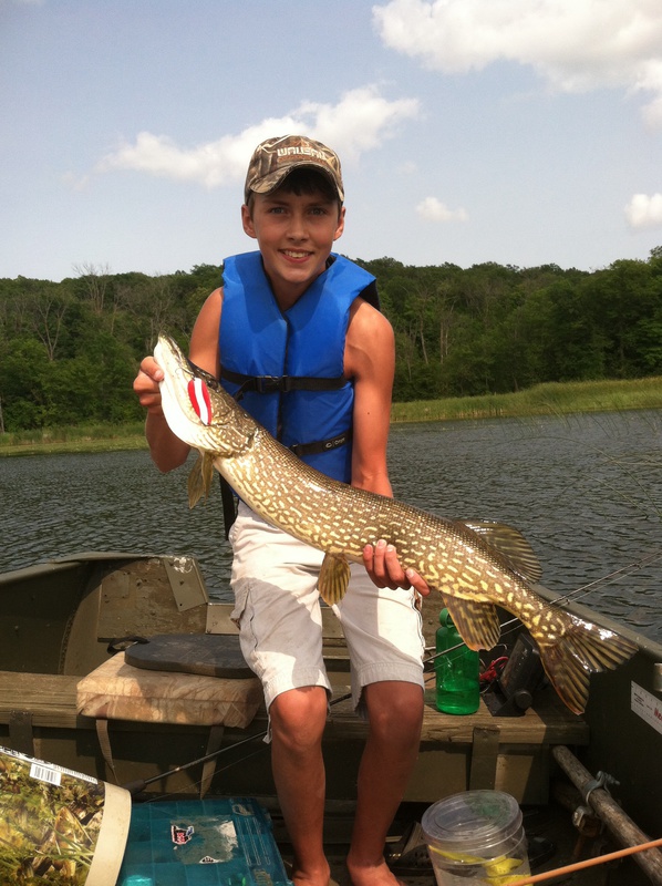 A photo of Dillon Oien's catch