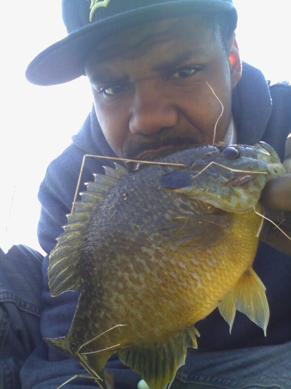 A photo of Kevin Thorn's catch
