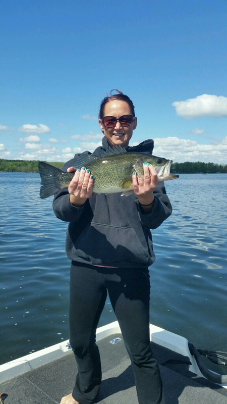 A photo of Natasha Simpson's catch