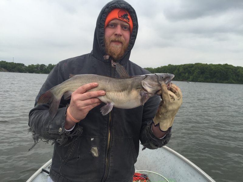 A photo of Chuck Heber's catch