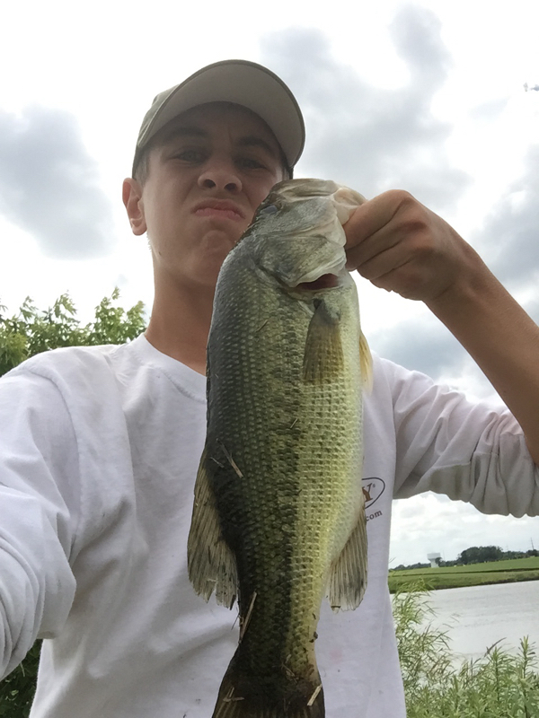 A photo of Tyler Fitzner's catch