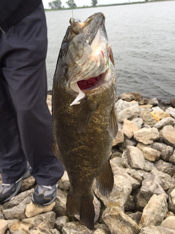 A photo of Kevin Chen's catch
