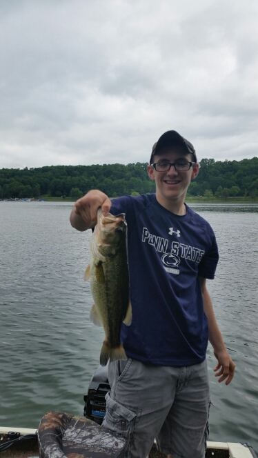 A photo of Luke Benzinger's catch