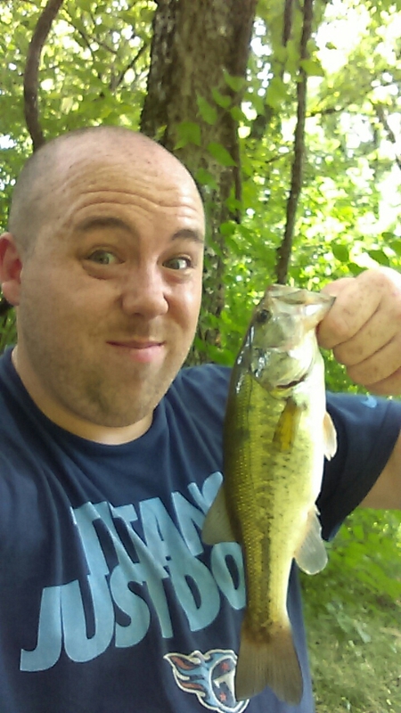 A photo of John Fletcher's catch