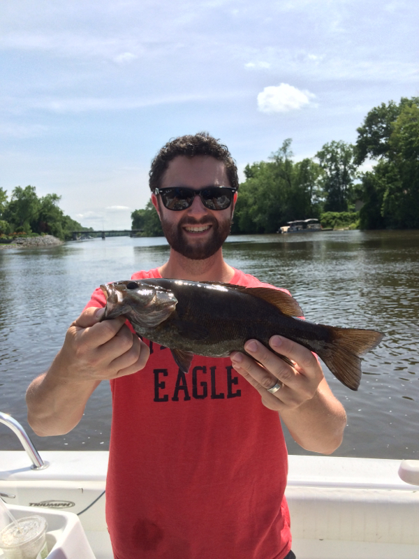 A photo of Jeremy Tiberio's catch