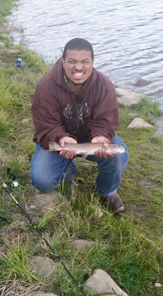 A photo of Joshua Brown's catch