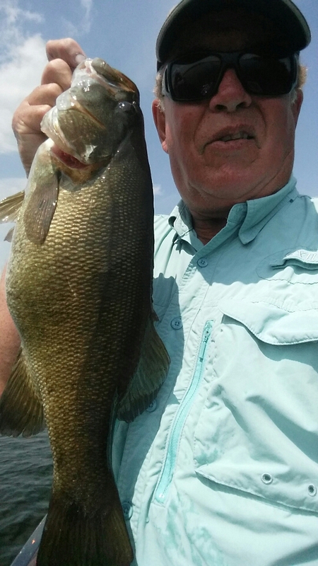 A photo of Rich Dorr's catch