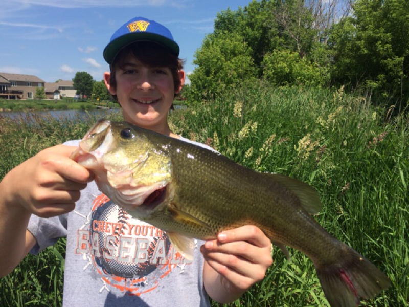 A photo of Adam Metchnek's catch