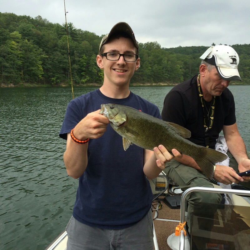 A photo of Luke Benzinger's catch
