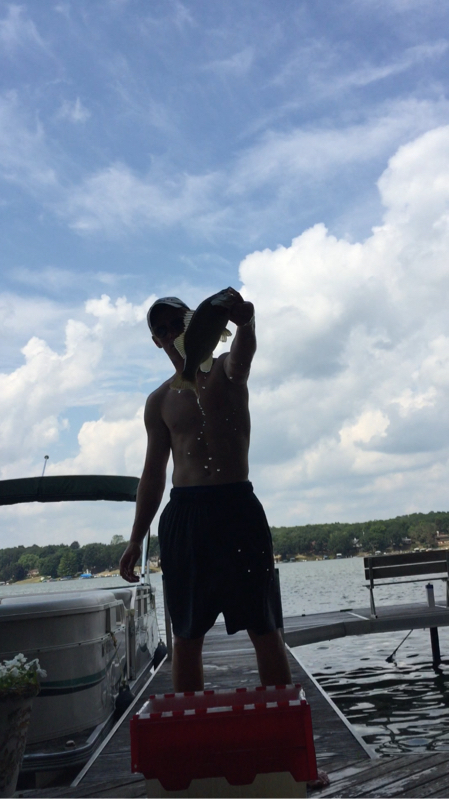 A photo of Max Wojcik's catch