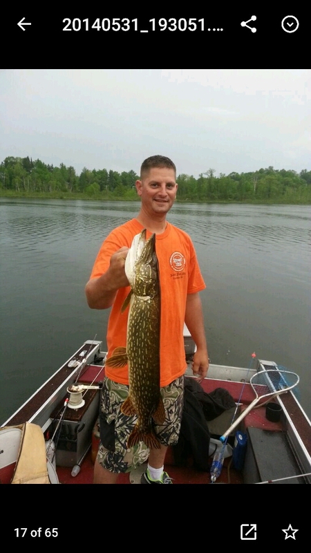 A photo of Justin Lindahl's catch