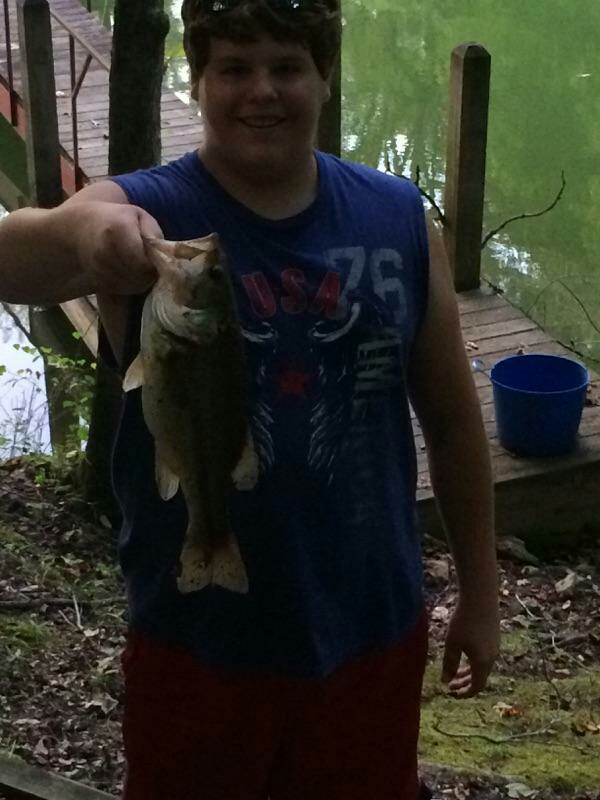 A photo of Tyler Betz's catch