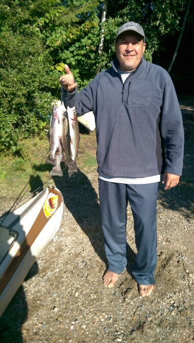 A photo of Karl Koistinen's catch