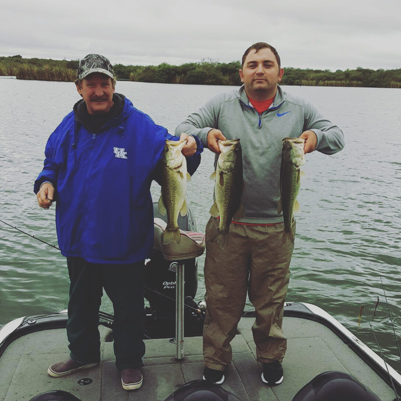 Caught a Largemouth Bass on La Joya Lake using a spro little John