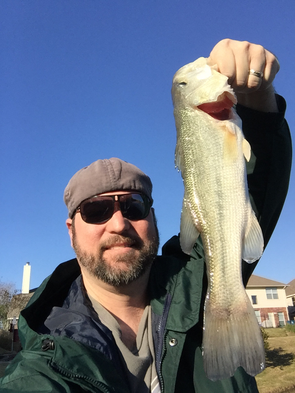 A photo of Larry Brown's catch