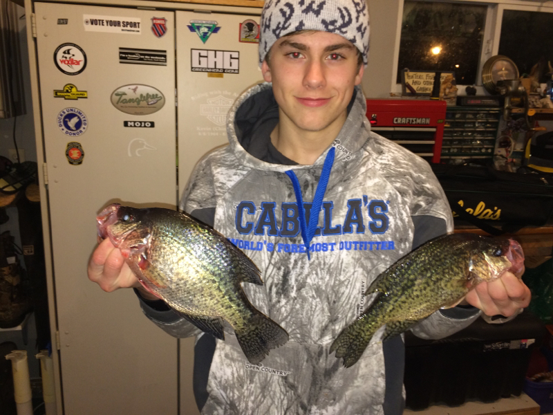 A photo of Jon Klecker's catch