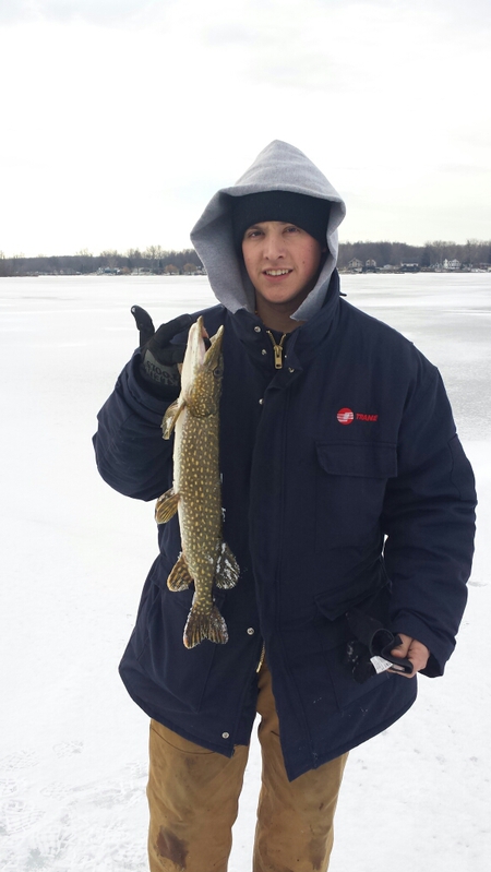 A photo of Zach Miller's catch