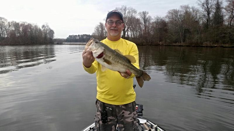 A photo of Jeff Taylor's catch