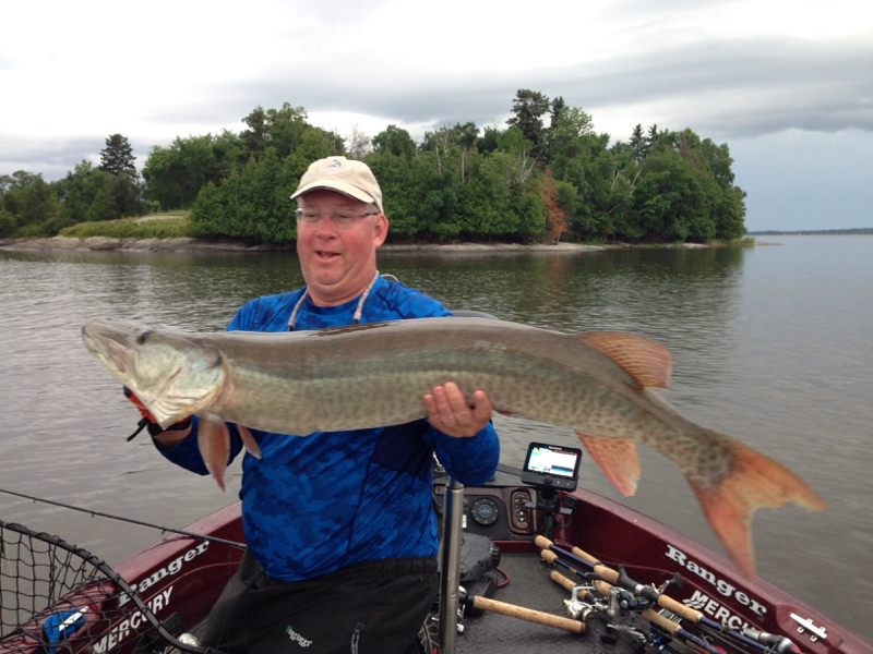A photo of Phil Gutmann's catch