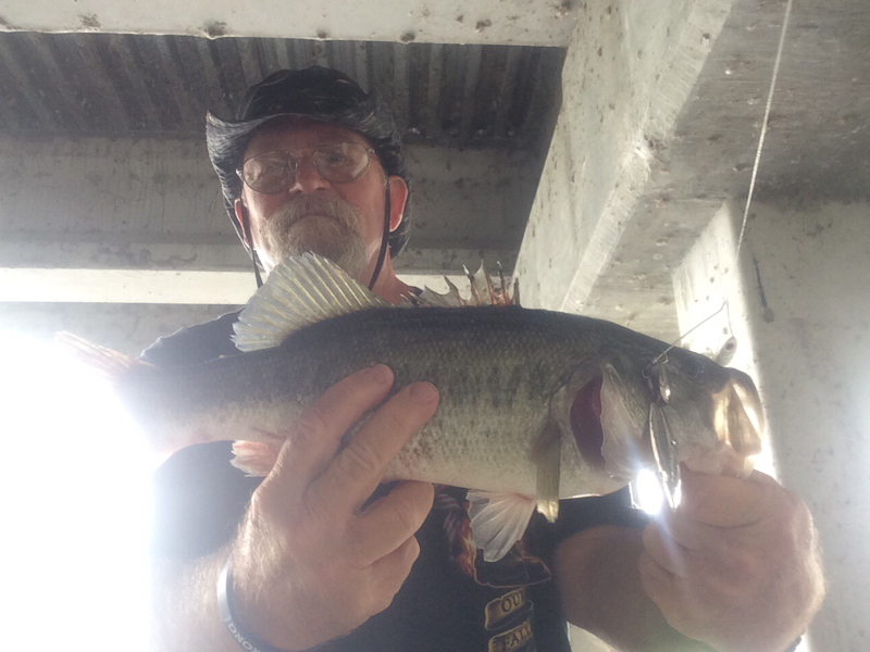 A photo of Dave "Big Dawg" Martin's catch