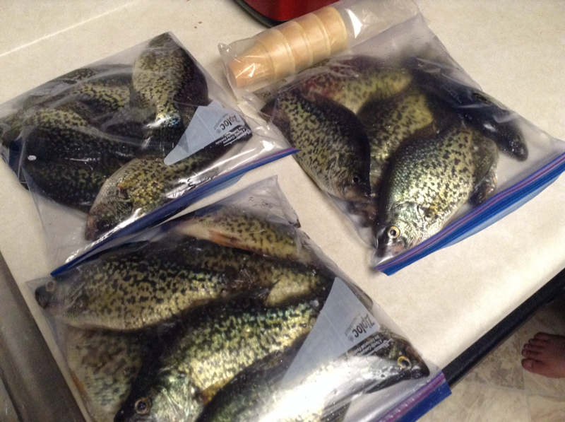 A photo of Lucky Lee's catch