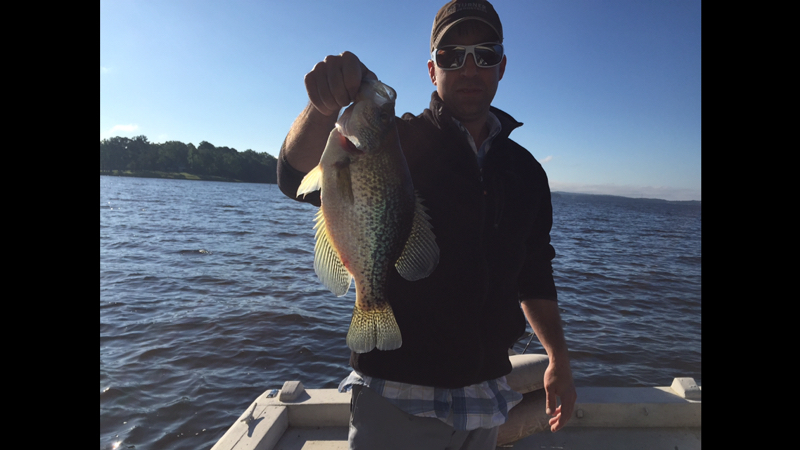 A photo of Mark Allen's catch