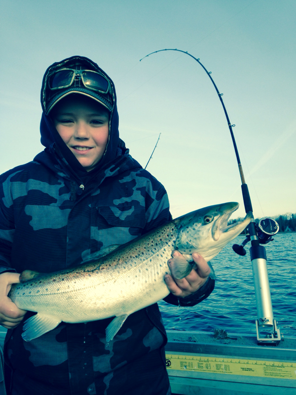 A photo of Scott Chevalier's catch